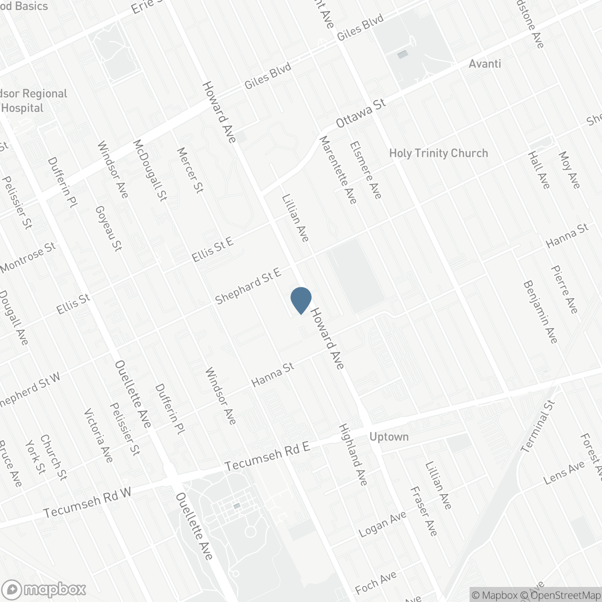 1537 HOWARD, Windsor, Ontario N8X 3T5